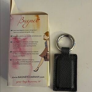 Bagnet Black magnetic Keychain Accessory